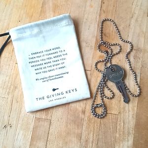 The Giving Keys "DREAM" Word necklace